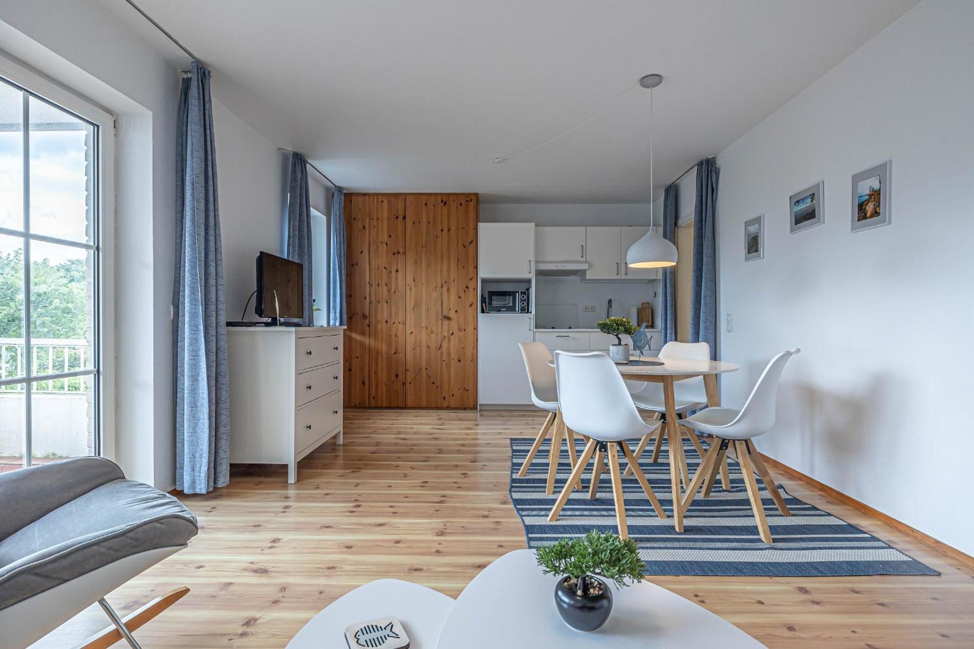 Fewo1846 - Strandresidenz Wassersleben Nele - Studioapartment Mit Balkon Und Meerblick Harreslev Eksteriør billede