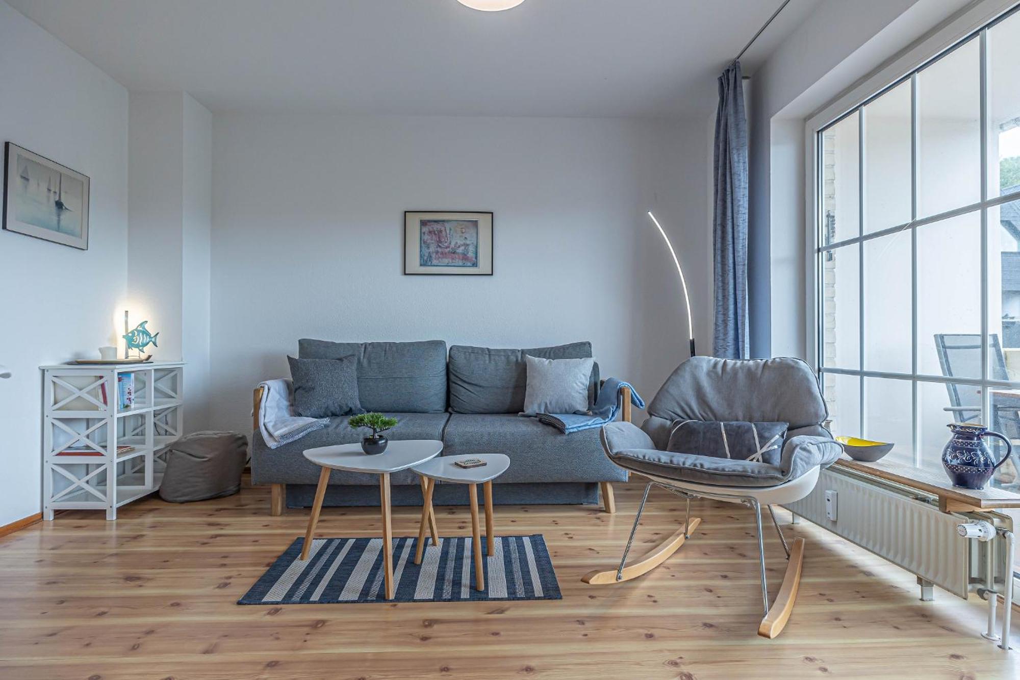 Fewo1846 - Strandresidenz Wassersleben Nele - Studioapartment Mit Balkon Und Meerblick Harreslev Eksteriør billede