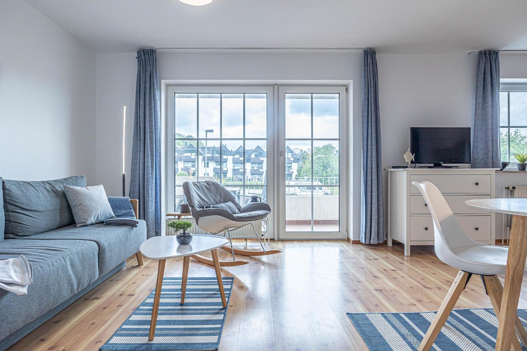 Fewo1846 - Strandresidenz Wassersleben Nele - Studioapartment Mit Balkon Und Meerblick Harreslev Eksteriør billede