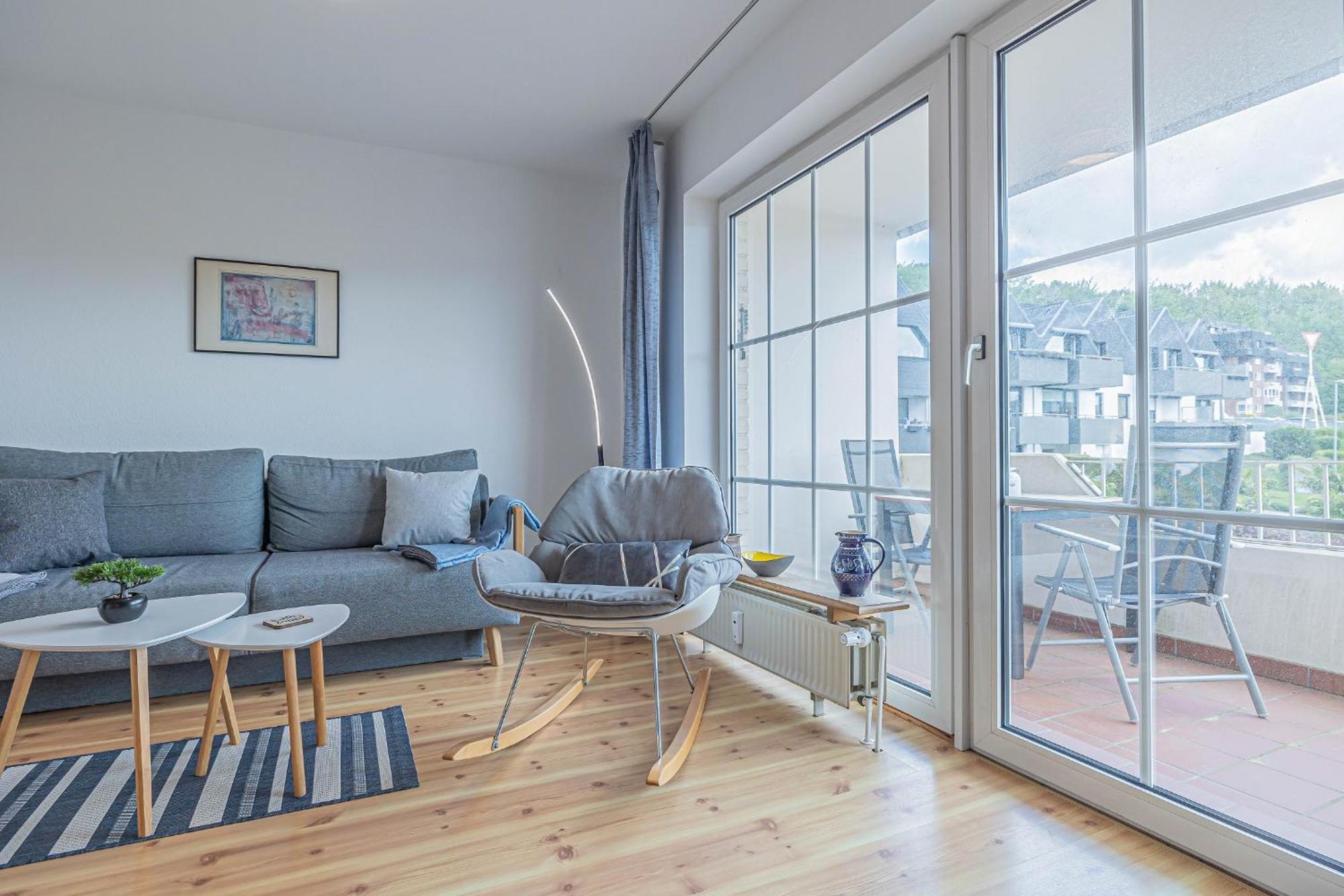 Fewo1846 - Strandresidenz Wassersleben Nele - Studioapartment Mit Balkon Und Meerblick Harreslev Eksteriør billede